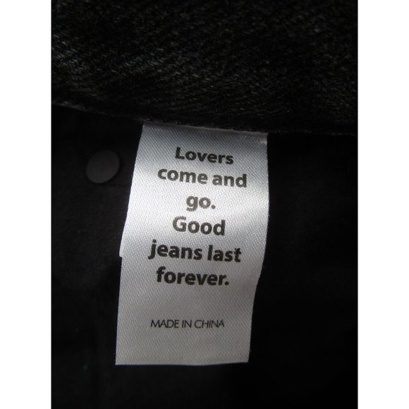 Pacsun Jeans 27 Dad High Rise Raw Hem Denim Button Fly Dark Wash - Picture 9 of 12